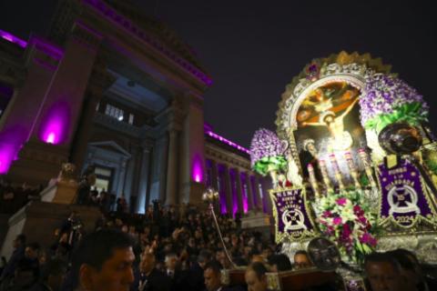 Procesión del Señor de los Milagros. (Foto: Poder Judicial)