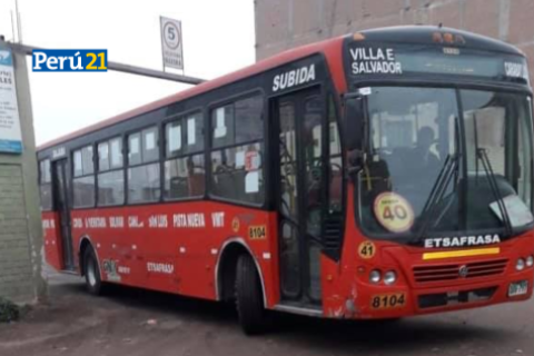 bus de la empresa ETSAFRASA