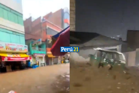 Fuertes inundaciones en el interior del Perú por inicio de temporada de lluvias