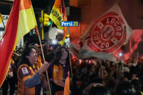 Hinchas de Los Chankas y Universitario hacen banderazo