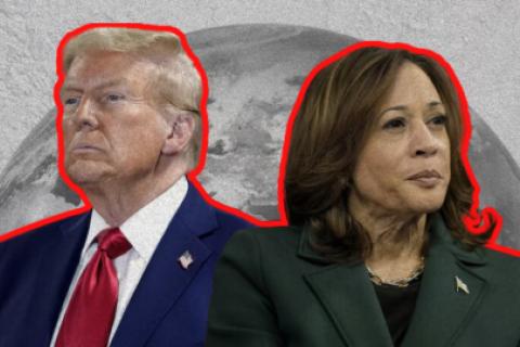 Kamala Harris y Donald Trump.