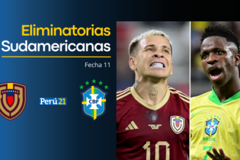 Venezuela vs Brasil por la fecha 11 de las Eliminatorias 2026