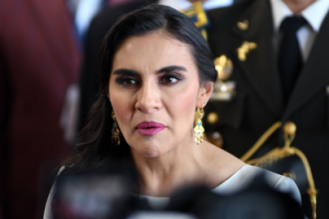 La vicepresidenta Verónica Abad y el presidente de Ecuador mantienen una tensa relación.