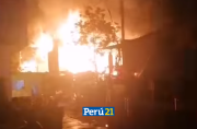 Incendio en Independencia. 