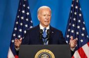 Joe Biden anuncia su retiro de la candidatura presidencial. 