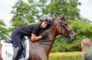 La deportista se mostraba en redes sociales muy amorosa con los caballos.