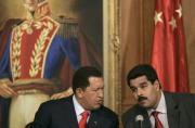 Chávez y Maduro. 