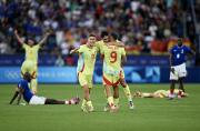 España venció 5 a 3 a España en la final de fútbol masculino de París 2024 (Foto: AFP).