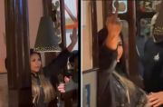 Patricia Chirinos muestra dedo medio a ciudadanos que la botaron de restaurante en Barranco