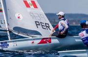 Stefano Peschiera en París 2024 (Foto: Sailing Energy).