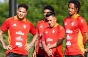 Paolo Guerrero, Christian Cueva y André Carrillo