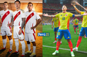 Perú y Colombia se medirán por la fecha 7 de Eliminatorias