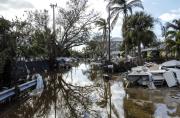 Destrucción ocasionada por el huracán Milton en Florida. (AFP)