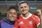 Christian Cueva y Carlos Garcés, jugadores de Cienciano