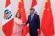 Dina Boluarte y Xi Jinping