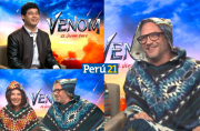 Tom Hardy se emociona por su poncho peruano