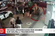 Las cámaras de seguridad confirman la actitud agresiva del hombre.