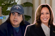 El presentador de televisión señaló que Kamala le cae "naturalmente bien".