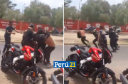 ladrón enfrenta policía