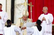 Papa Francisco encabezó ceremonia. (Foto: Reuters)