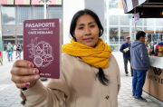 Pasaporte peruano. 