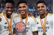 Vinícius ganó la Supercopa 2024 de España con el Real Madrid