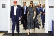 Donald Trump y su esposa Melania Trump 