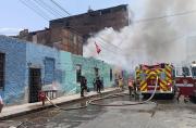 Incendio en Gamarra. 