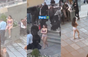 Mujer iraní se desnuda como protesta